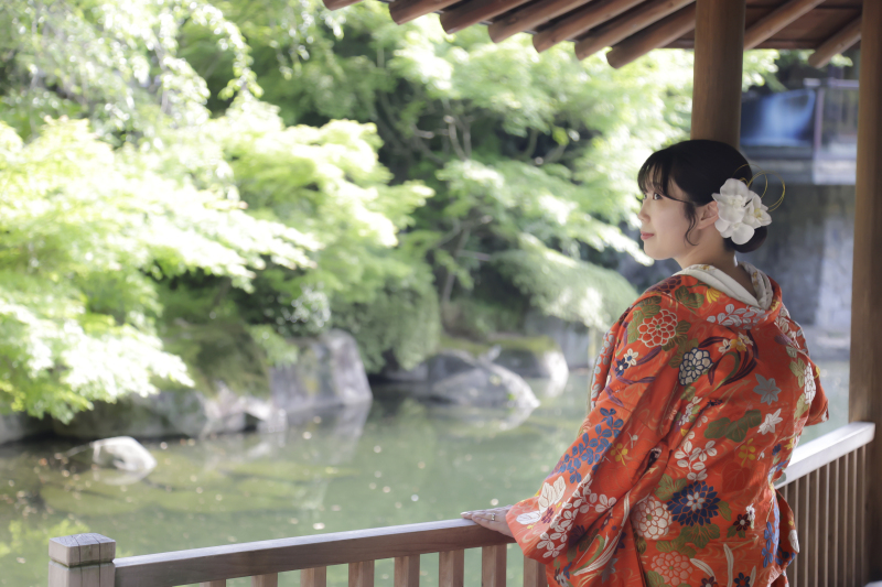 さまざまな庭園での撮影が可能です