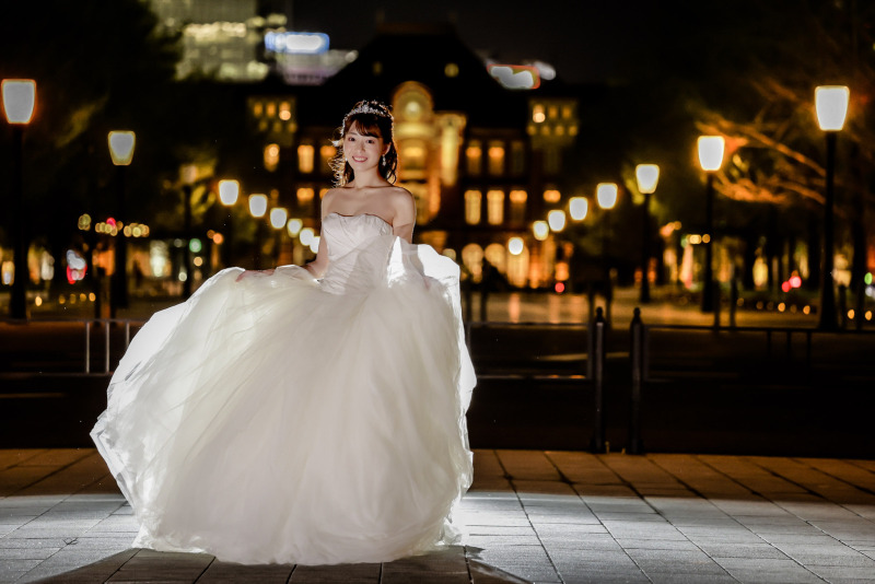 新郎様。新婦様を撮ってあげて下さいね