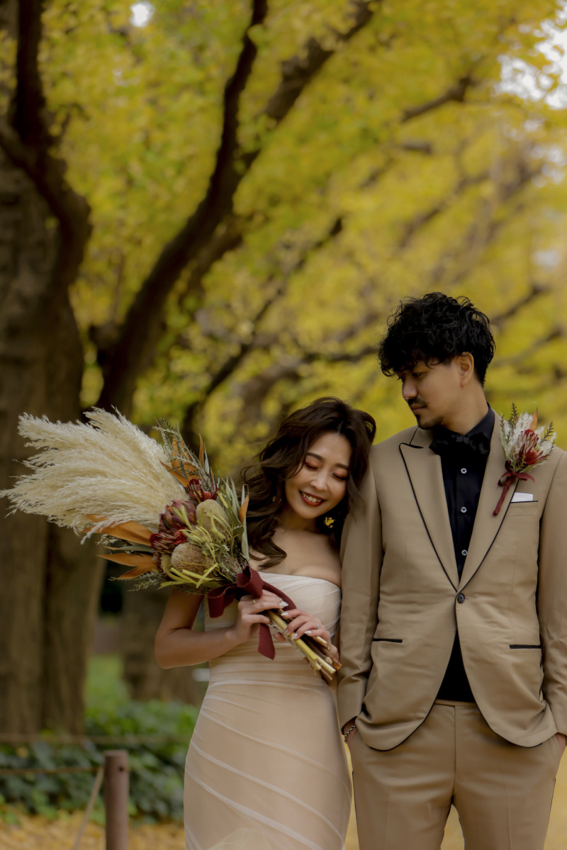 新郎様のタキシードも是非お持込下さい。