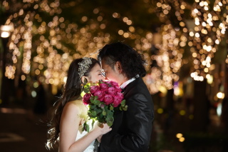 新郎様へアメイク