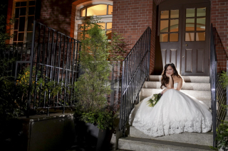 新婦様ヘアチェンジ