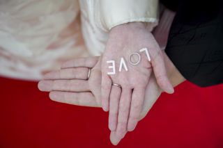 結婚指輪カット撮影