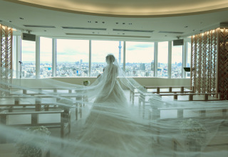 挙式当日も前撮りの様な、素敵な写真を撮影いたします