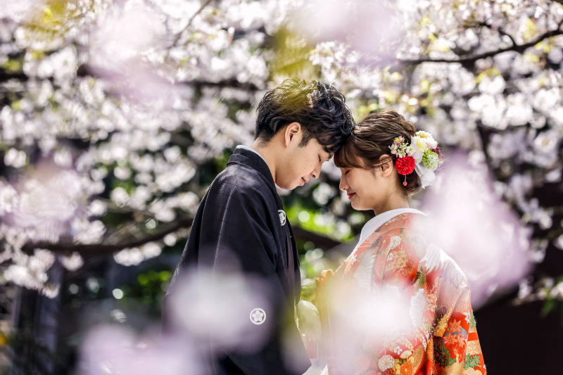 期間限定　和装桜ロケーションプラン　白無垢＆色打掛2着《40着以上から差額ナシで選べる》表示価格からUP料金なしで安心◎