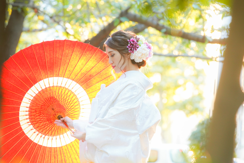平日限定 白無垢庭園ロケーションプラン(ネット申込み限定)