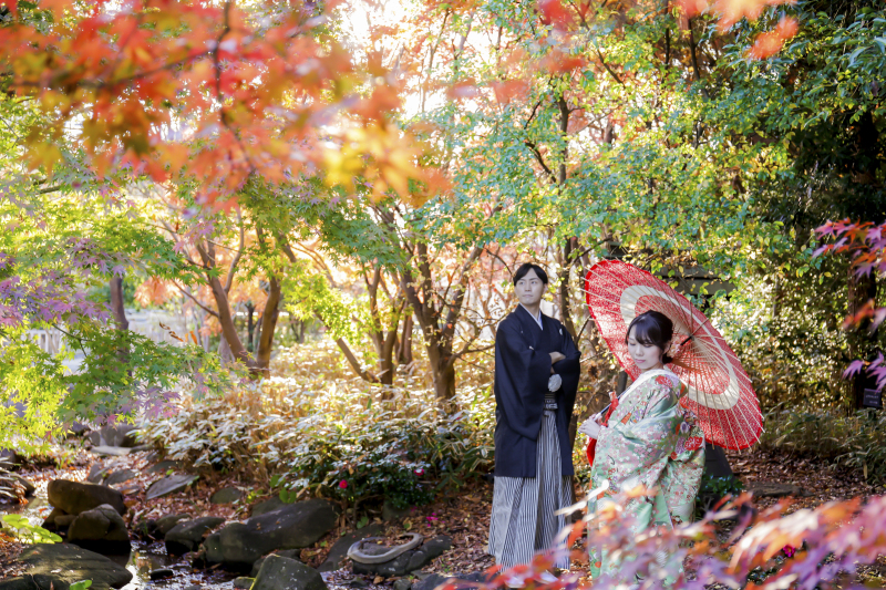 紅葉限定限定プラン(11月20日〜12月10日)和装ロケ1着&&洋装ナイト&イルミプラン(東京駅・丸ノ内)