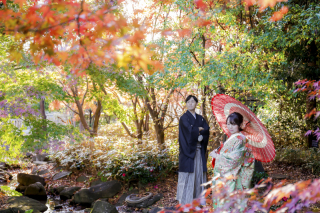 平日限定　紅葉和装ロケーションプラン　78800円　追加料金無し