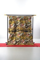 黒4 藤田金彩流水四季鶴