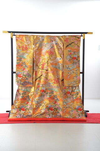 金3 栄屋金地白鶴紅梅