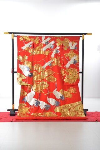 赤1 丸章赤地他立鶴