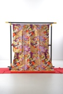 紫1 丸八紫ぼかし鶴