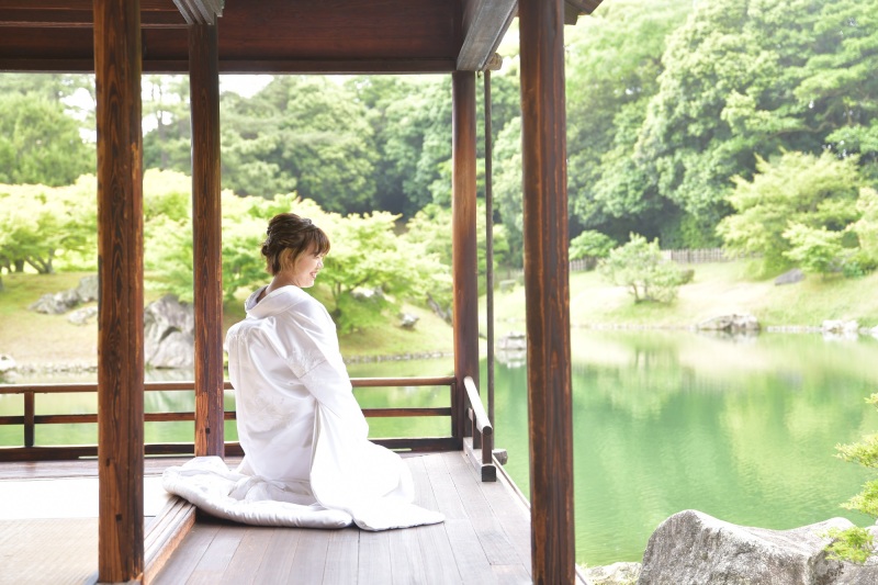 新婦様のソロショット