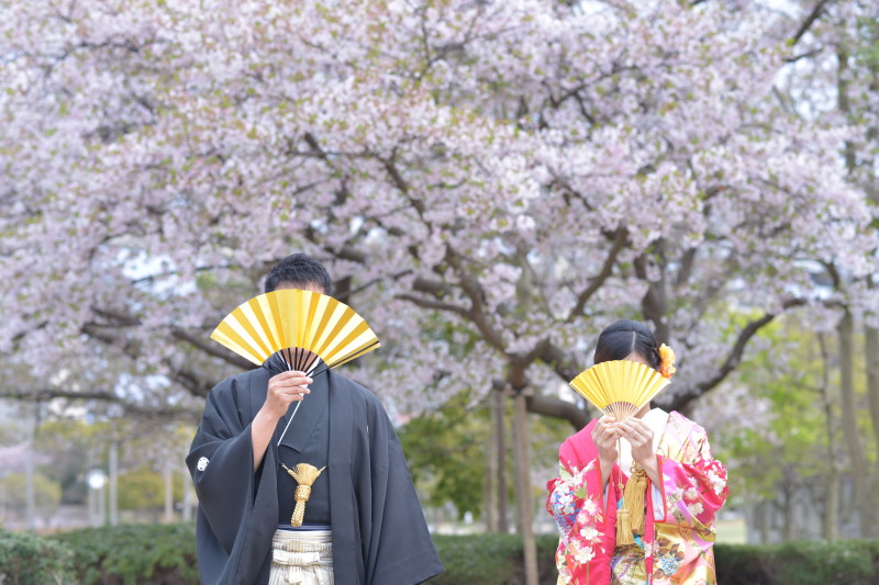 顔かくしショット