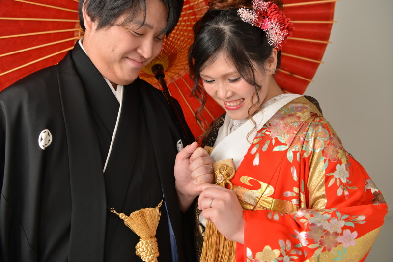 色打掛に着替えて♡