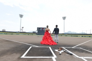 球場ロケーションフォト