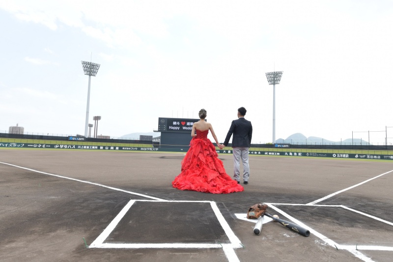 球場ロケーションフォト