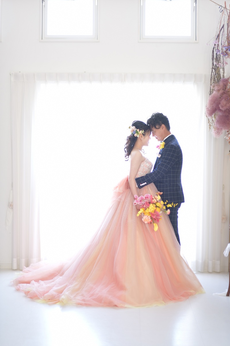 持ち込みのブーケと