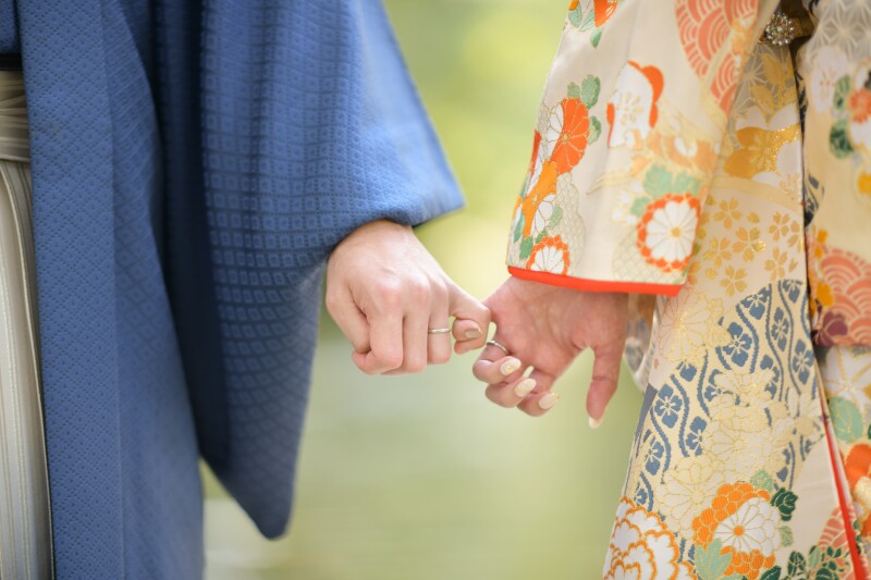 手元の指輪ショット