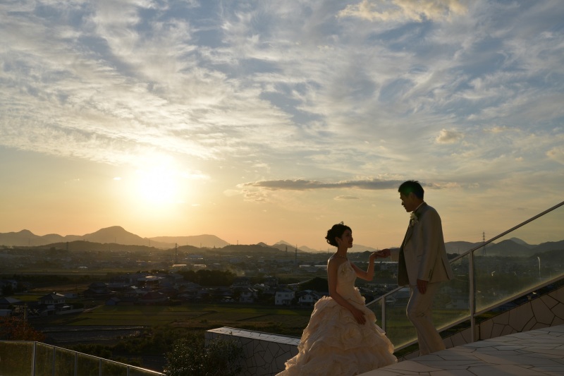 チャペルからの夕日