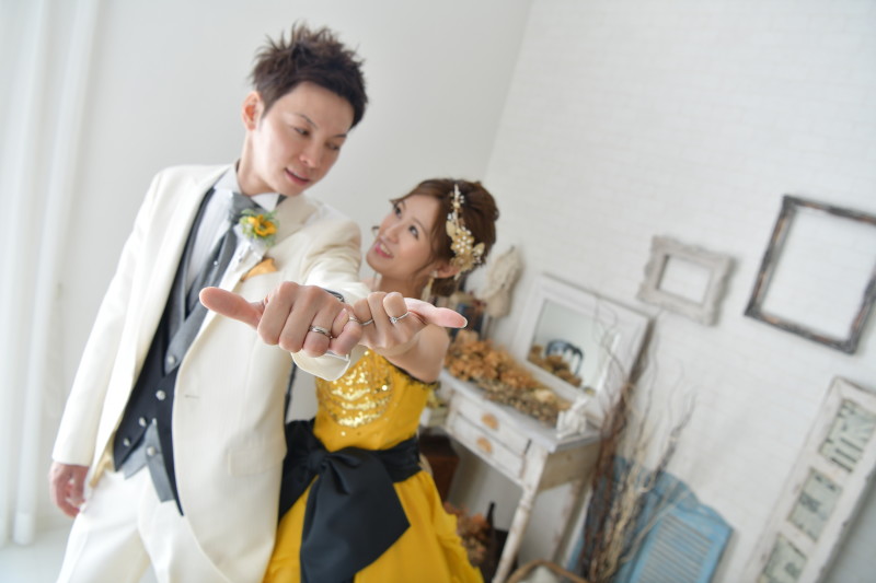 指輪ショット♡