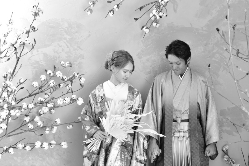 モノクロでシックに