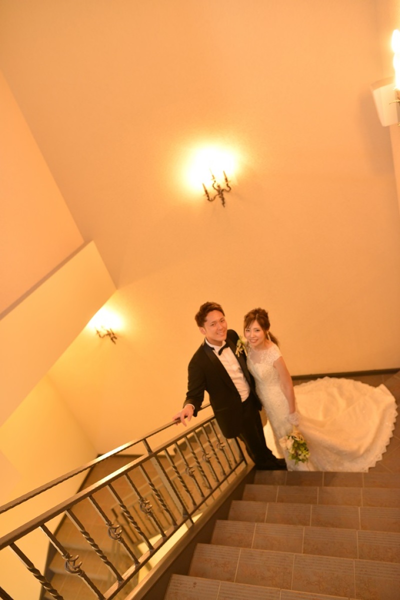 階段もナイススポットですよ！！