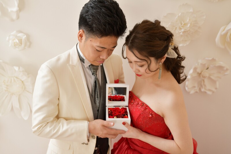 アイテムで華やかに