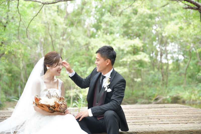 アイテムを持ち込んでよりお二人らしい写真に．．．