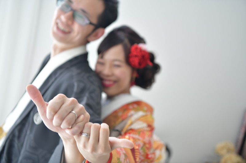 指輪ショット♡