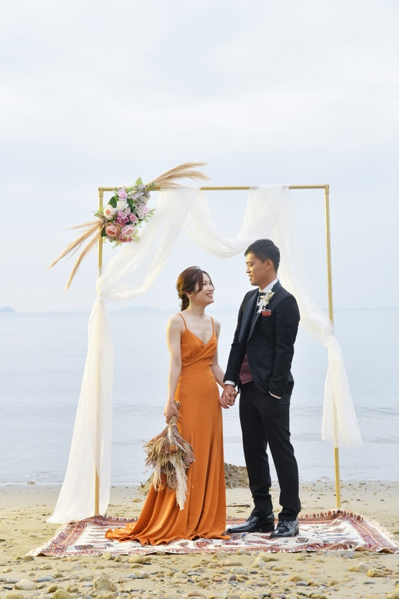 手作りのアイテムで撮影