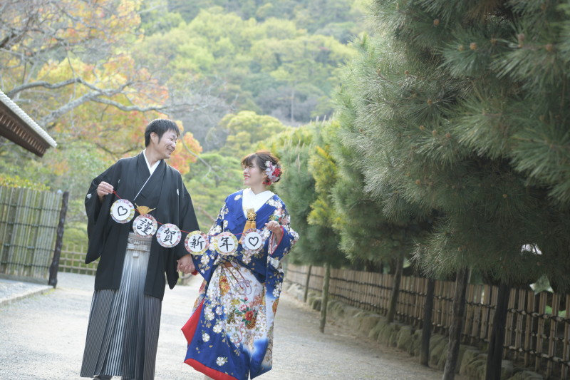 ガーランドをもって♡