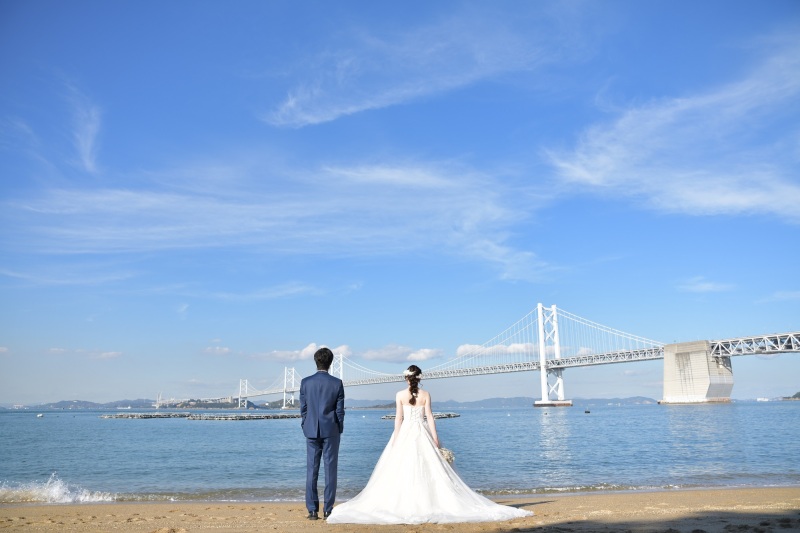 青い空と青い海