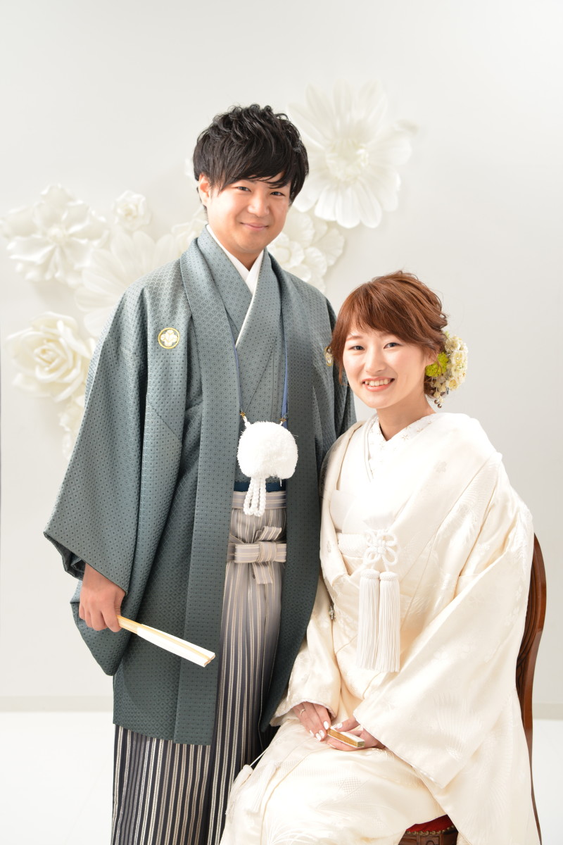 白無垢スタート♬