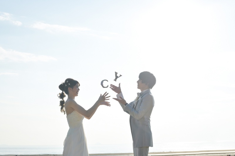 イニシャルを使って