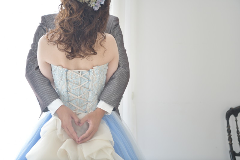 カクテルドレスに着替えて♪