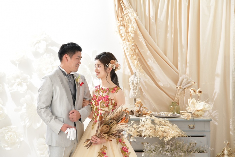 ANNA SUI ドレスで