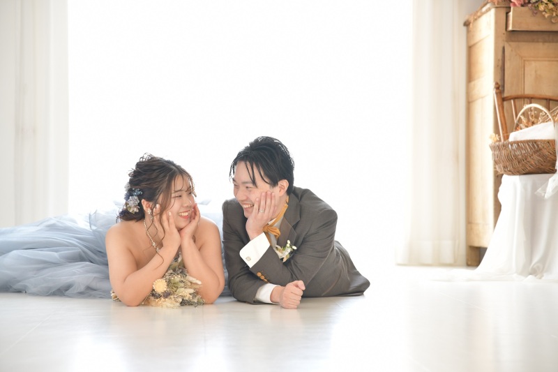 寝そべりショット