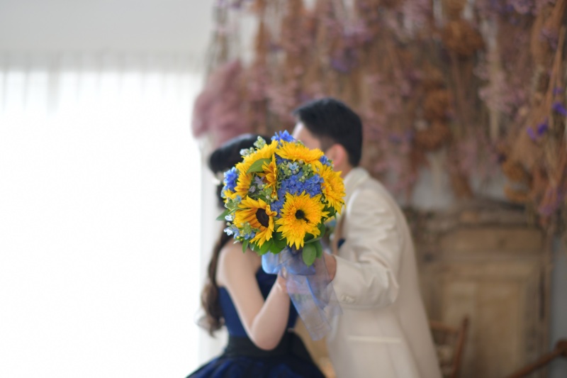 生花の持ち込みブーケ