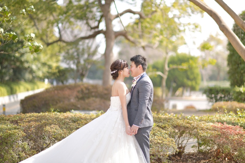 グリーンと一緒に撮れるのもポイントです