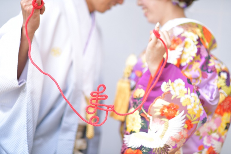 アイテムだけでなくお二人のお衣裳も