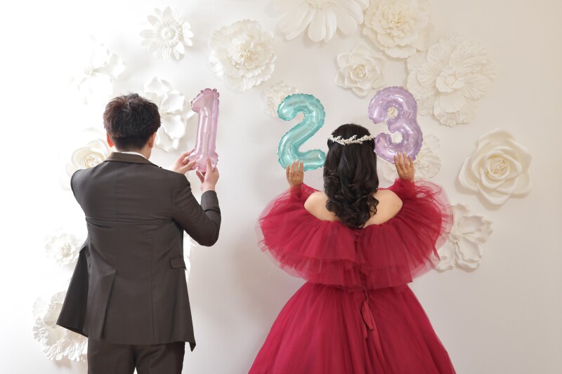 和装1点・洋装2点・スタジオ