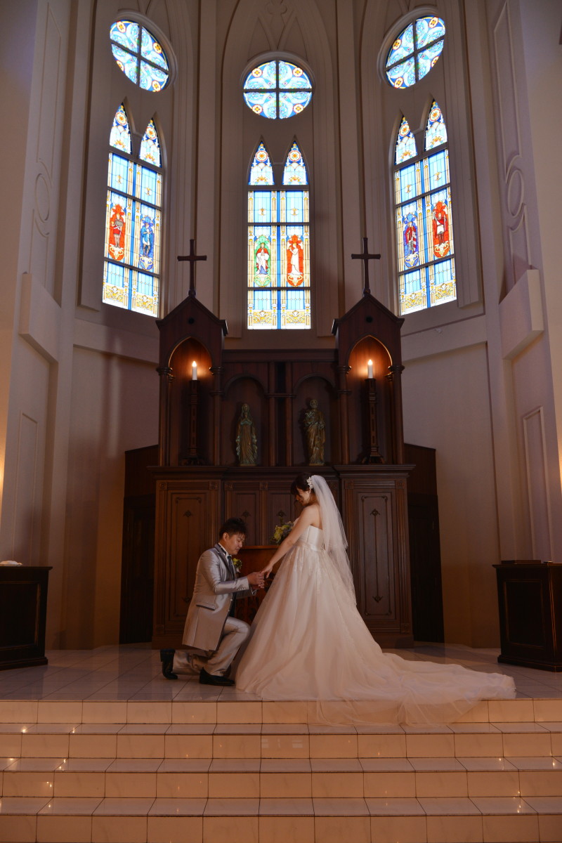 そのままチャペルへGO!!