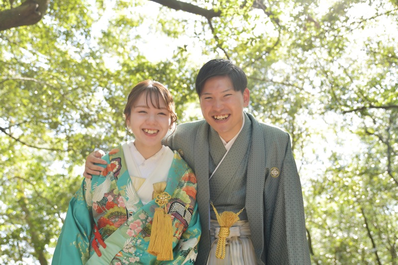 [栗林公園プラン]和装１点・ロケ１カ所