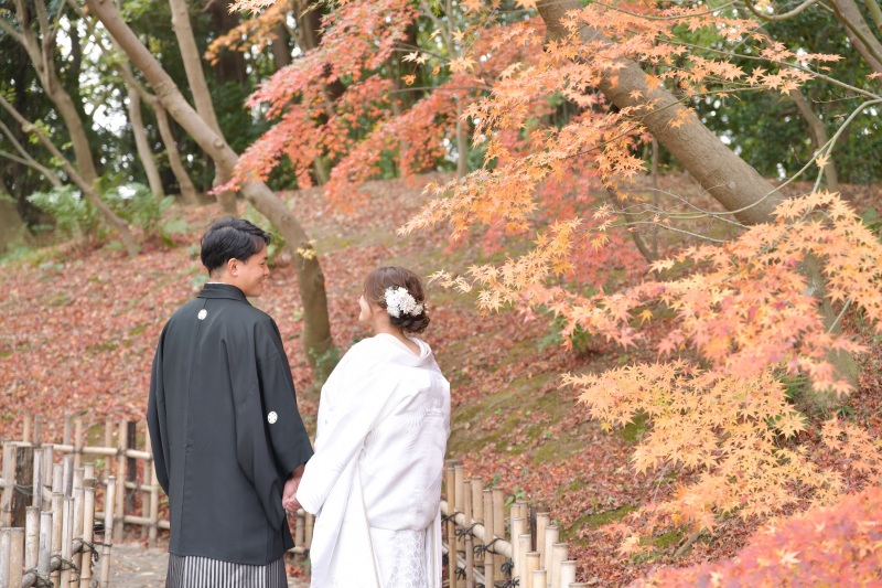 栗林公園の紅葉