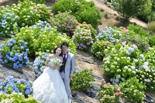 マリアージュ　ことぶき_ロケーションフォト　ドレス