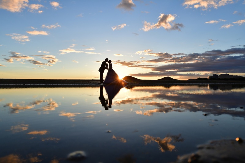 香川の名所で撮るならココ!栗林公園+父母ヶ浜プラン!「新婦様2点・新郎様2点+ロケーション2カ所+データ100カット」