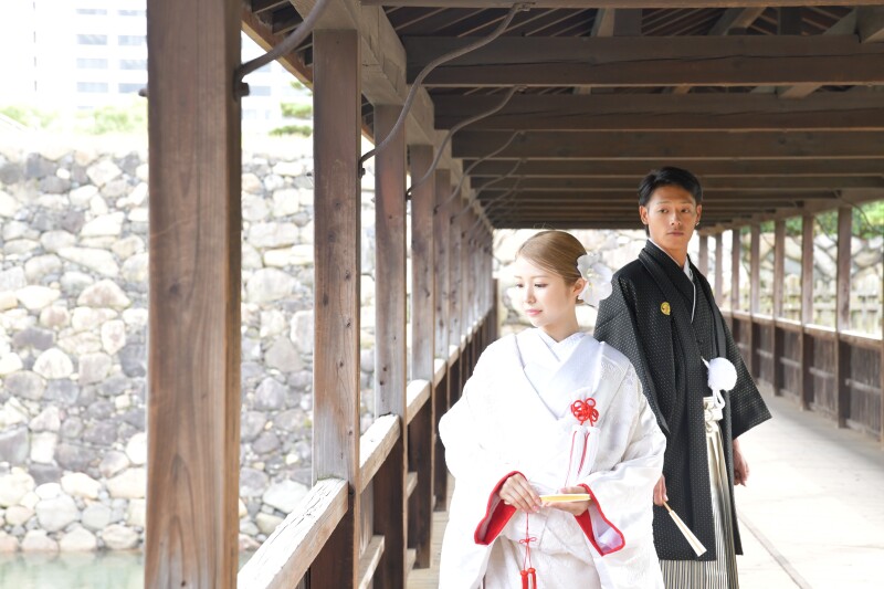 玉藻公園プラン「和装1点・紋付1点・データ50カット」