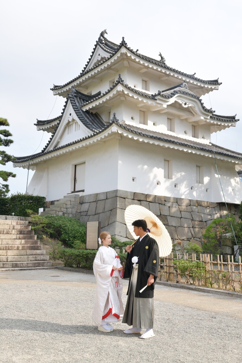 玉藻公園プラン「和装1点・紋付1点・データ50カット」