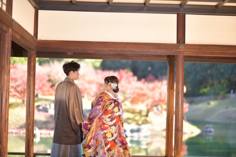 【高松店限定】★先着22組★衣装の追加料金無料+選べる特典付き!紅葉プラン「和装1点・洋装1点・ロケ1カ所・データ100カット」