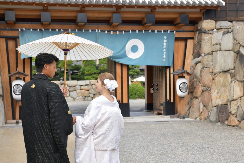 玉藻公園プラン「和装1点・紋付1点・データ50カット」